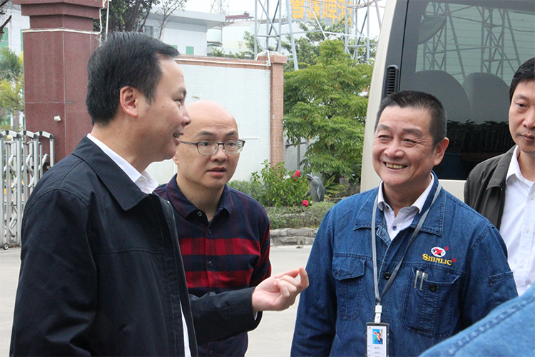汕頭市委常委、常務(wù)副市長(zhǎng)李耿堅(jiān)一行前往我司調(diào)研指導(dǎo)